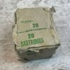 ORIGINAL t.S.A.A. 9MM LUGER MARK IZ BALL AMMO, FULL BOX, JAMES EARL JONES COLLECTION #5-11311-PF