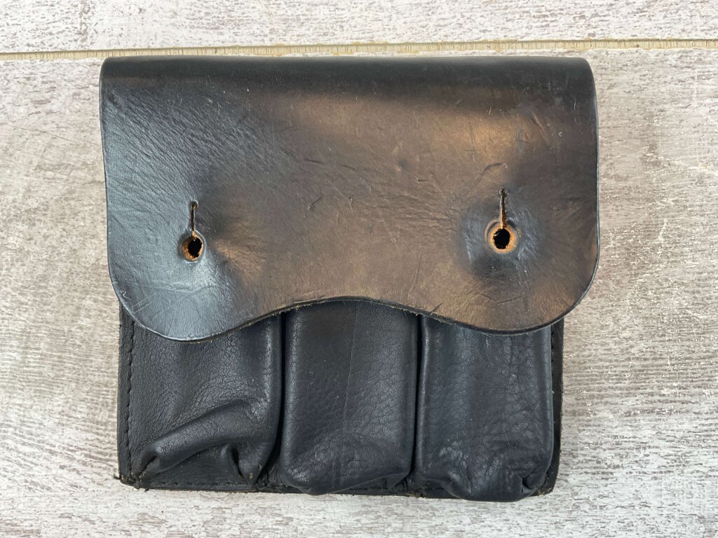 NORWEGIAN M1914 NAVY MAGAZINE POUCH, BLACK #6-08020-PF
