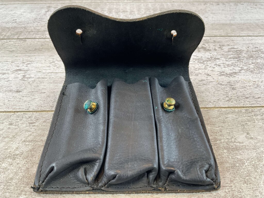 NORWEGIAN M1914 NAVY MAGAZINE POUCH, BLACK #6-08020-PF