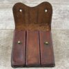NORWEGIAN M1914 WWII NAVY MAGAZINE POUCH, BROWN #6-08021-PF