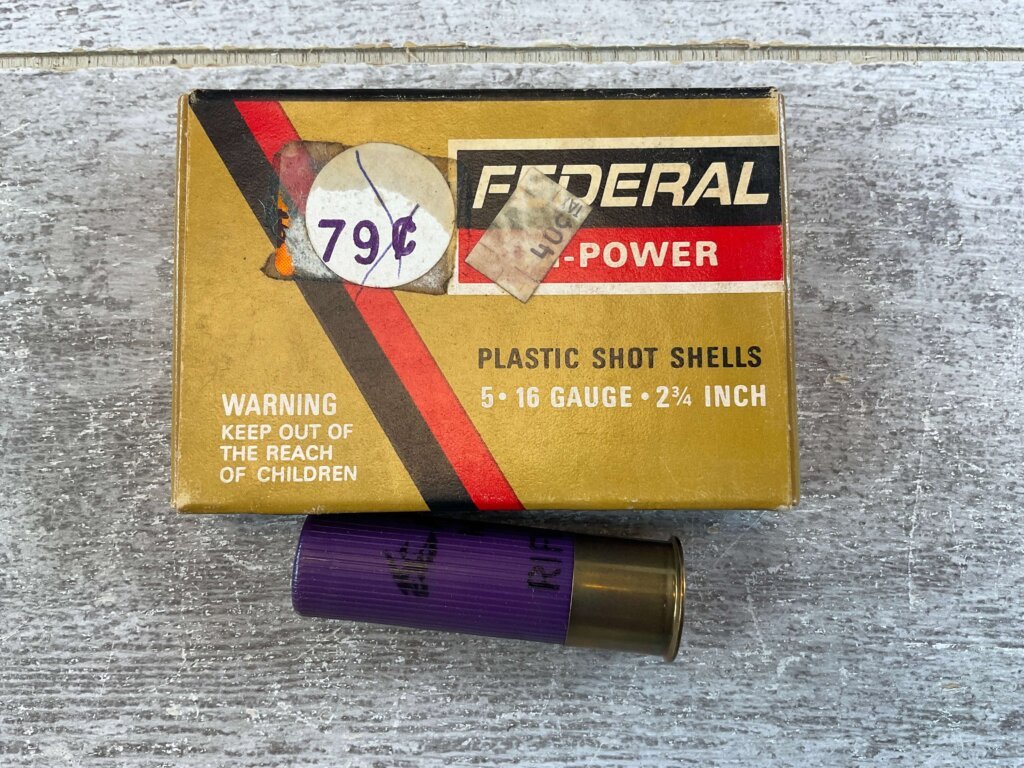 FEDERAL HI-POWER 16 GA. 2 3/4" PLASTIC RIFLED SLUGS, FULL BOX #6-08012-PF
