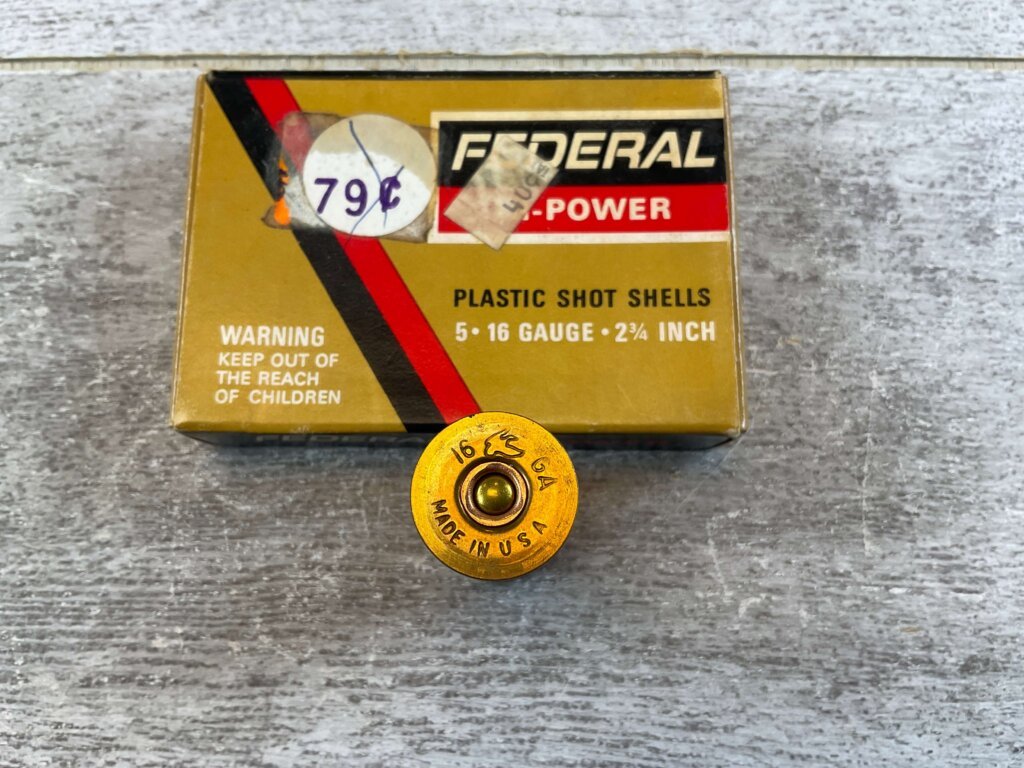 FEDERAL HI-POWER 16 GA. 2 3/4" PLASTIC RIFLED SLUGS, FULL BOX #6-08012-PF