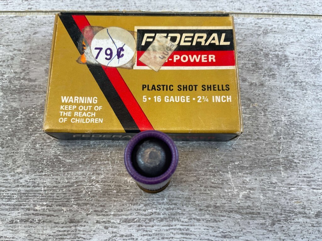 FEDERAL HI-POWER 16 GA. 2 3/4" PLASTIC RIFLED SLUGS, FULL BOX #6-08012-PF