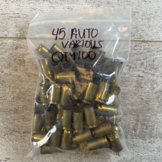 .45 AUTO BRASS CASES, VARIOUS #6-08015-PF