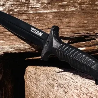 TRS (THREAT RESPONSE SOLUTIONS) TITAN + QUICK-DRAW SHEATH, NEW IN BOX #6-08007-PF