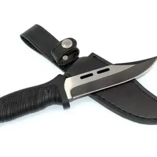 STEEL RIVER COLOSSAL FIXED-BLADE KNIFE W/ SHEATH, NEW IN BOX #6-08009-PF