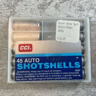 CCI 45 AUTO SHOTSHELLS, FULL BOX OF 10 ROUNDS, JAMES EARL JONES COLLECTION
