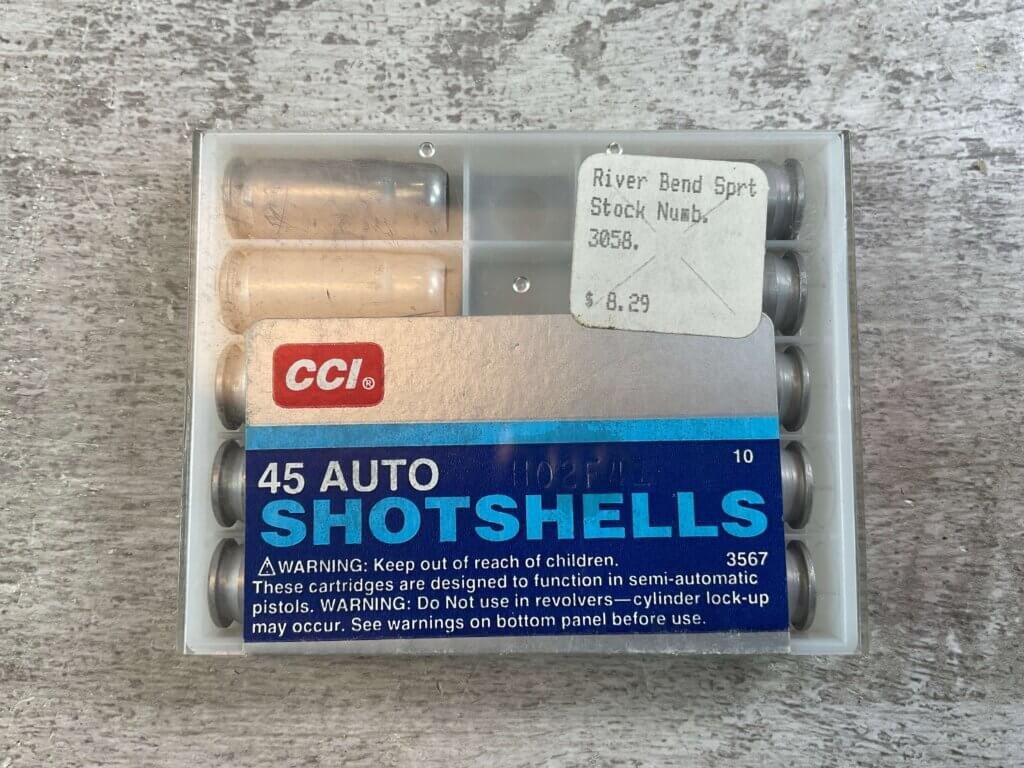 CCI 45 AUTO SHOTSHELLS, FULL BOX OF 10 ROUNDS, JAMES EARL JONES COLLECTION