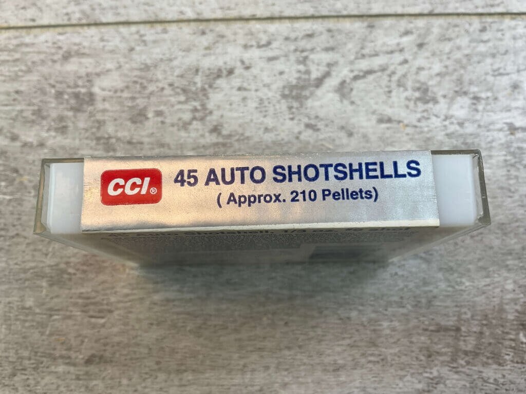 CCI 45 AUTO SHOTSHELLS, FULL BOX OF 10 ROUNDS, JAMES EARL JONES COLLECTION