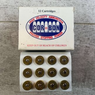 COR-BON 500 S&W MAGNUM 275GR, FULL BOX OF 12, 1665FPS, 1688FT/LBS