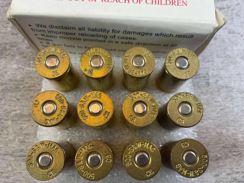 COR-BON 500 S&W MAGNUM 440GR, FULL BOX OF 12, 1625FPS, 2580FT/LBS