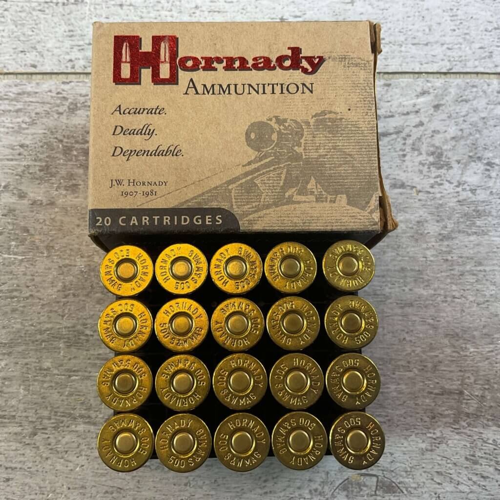 HORNADY 500 S&W MAGNUM 350GR XTP, FULL BOX OF 20, 1900FPS