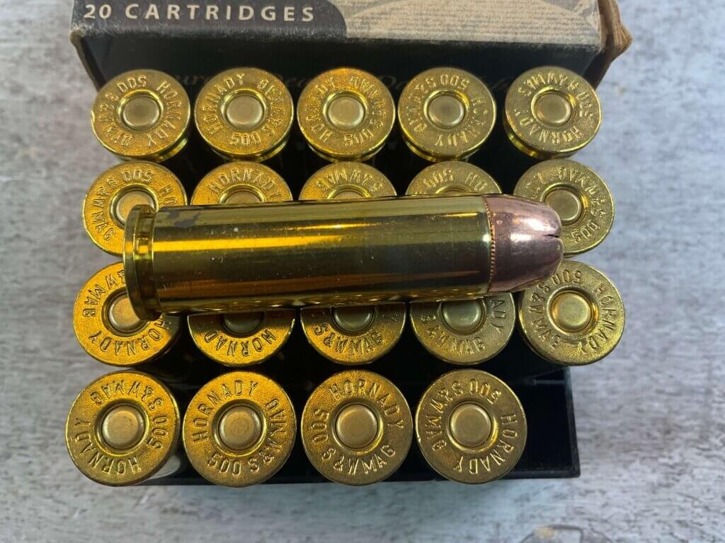 HORNADY 500 S&W MAGNUM 350GR XTP, FULL BOX OF 20, 1900FPS