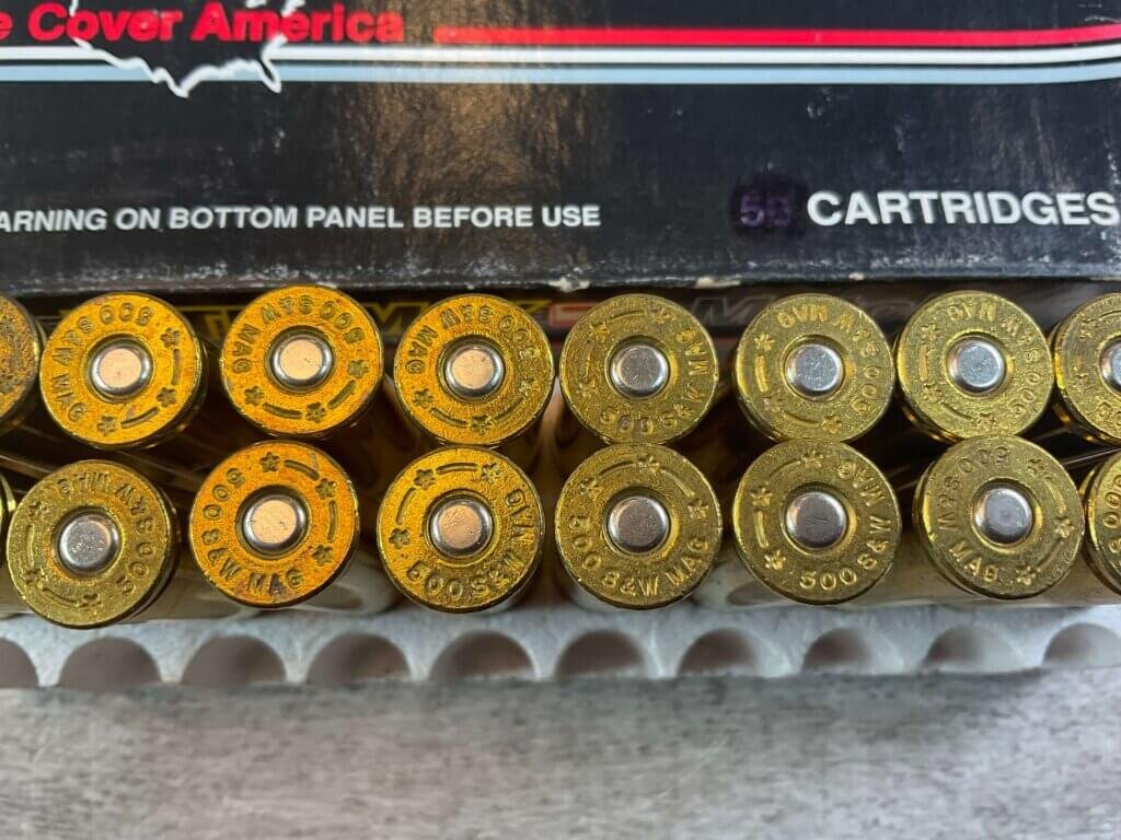 ULTRAMAX 500 S&W MAGNUM AMMO, 440 GRAIN CAST PERFORMANCE, FULL BOX OF 20
